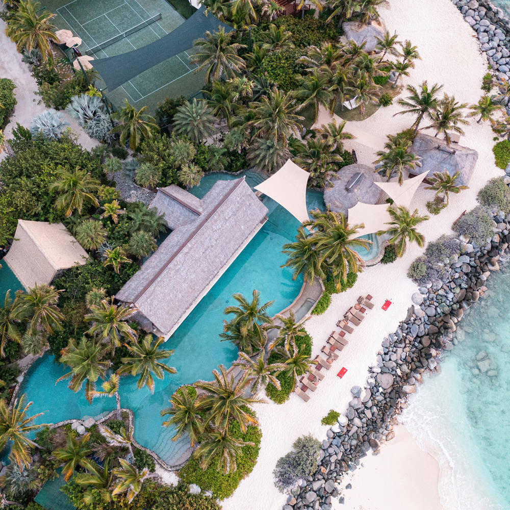 necker-island-main-beach-_-crocodile-pavilion-aerial-2